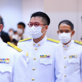 อว. จัดพิธีถวายพระพรชัยมงคลและพิธีถวายสัตย์ปฏิญาณเพื่อเป็นข้ ... Image 13